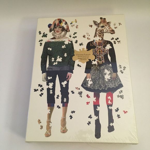 Christian Lacroix Heritage Collection Love Who You Want 750 Piece Shaped Puzzle - Picture 1 of 3